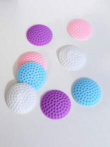 5PCS Anti-Collision Pad Behind The Door Handle, Silicone Cover For Toilet Seat And Window, Protective Sticker For Silent Refrigerator At Home - Color Mixing - View 9