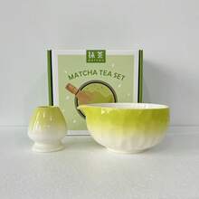 High-Quality Matcha Set! Hammered Matcha Bowl + Matcha Whisk, Traditional Chinese Song Dynasty Tea Ceremony Tools, Japanese Style Tea Utensils, Portable Gift Box Back To School - Multicolor - View 17