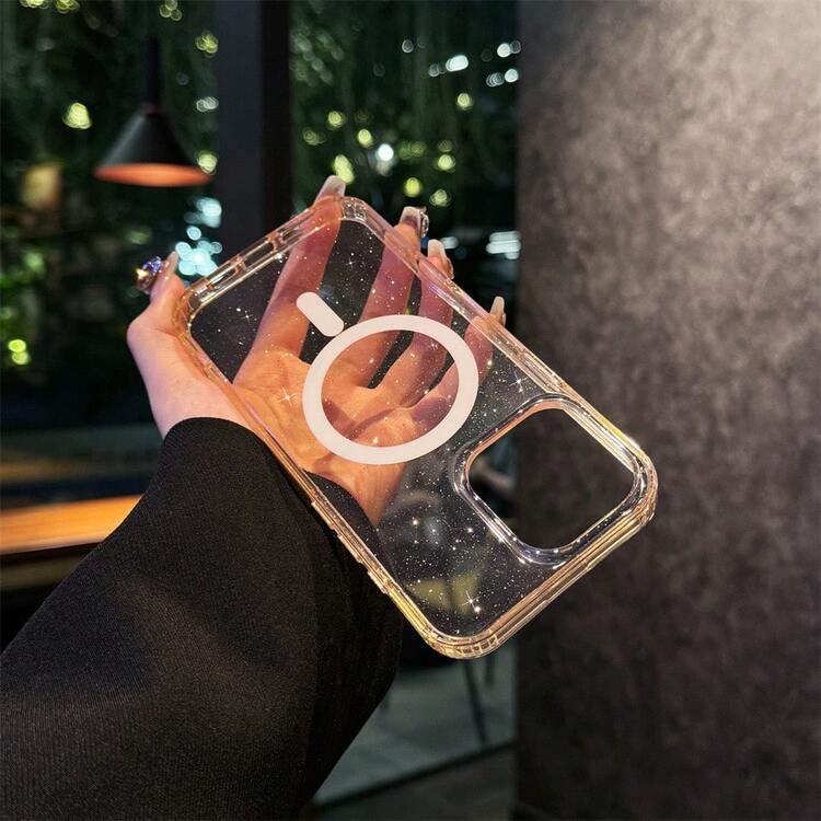 1 个透明 2.2 毫米厚超美闪耀星空闪粉全包防摔手机壳，简约适用于 iPhone17pro Max/12/13/14 Pro Max/Xs/Xr/11 /12 Pro/12 Pro Max/13 Pro/13 Pro Max/14 Pro/14 Promax/15/15Pro/16/16Pro/16Pro/17/17Air/磁性手机保护套 - 彩色 - 查看 23