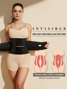 1 件女士塑身腰带 - 黑色 - 查看 3