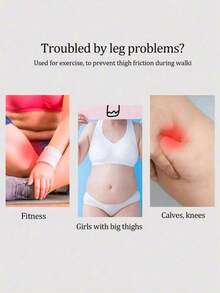 2/6/12 piezas de protección para el muslo, tirante transparente e invisible para protección del muslo, parche transparente impermeable, impermeable y transpirable, unisex, parche de correa para la cintura, regalo personalizado para prevenir la fricción del muslo en invierno, regalo del Día de San Valentín, regalo de cumpleaños - Multicolor - Ver 3