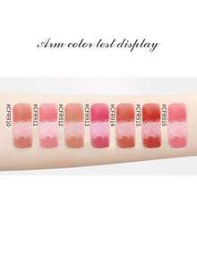 CHEERFLOR 光泽果冻镜面唇膏，轻盈透明，保持颜色，保湿，含植物提取物，含透明质酸和库尼奥利籽油和白池花籽油，钻石丰唇光泽，日常彩妆， - CFR916 - 查看 8