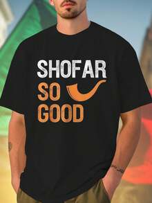 SHOFAR SO GOOD T shirt uomo moda estiva casual cotone maglietta  novità regalo originale per giovani must have abbigliamento maschile offerte speciali fashion style