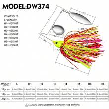 20g Fishing Lure, Hard Metal Spinner Lure Set, Suitable For Bass, Trout, Salmon, Freshwater & Saltwater, 5 Colors Tassel Beard Alloy Lure