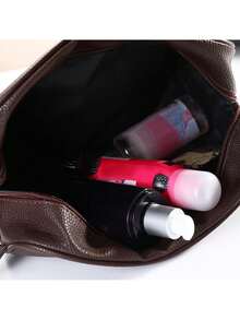 Bolsa transversal tática casual masculina, multifuncional, para celular, com alça, ideal para fotografia. - Multicolorido - Ver 7