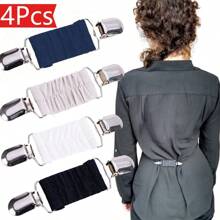 1/2/3/4/6/8pcs Vintage Rhinestone Shawl Clips, European And American Style Sweater Clips, Scarf Clips, Anti-Slip Brooch Collar Clips, Alloy Accessories