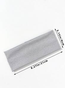 1 件女士波尔卡圆点印花宽弹性头带，洗脸化妆头带，运动头带，女士发饰秋冬发带，适合度假装女士优雅围巾