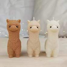 Cute Alpaca Candle Silicone Mold DIY Wax Plaster Fragrance Stone Home Decor Mold