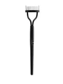 Half-Arc Steel Tooth Eyebrow Comb & Lash Brush 2-In-1 Tool - Eyebrow & Eyelash Shaping, Grooming & Styling Assistant - Multicolor - View 14