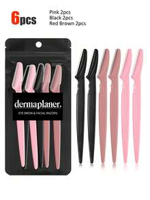 30pcs. Eyebrow Trimmer Set, Eyebrow Trimmer, Long Handled Eyebrow Trimmer, Beauty Tool, Used For Eyebrow Trimming, Razor, Precision Exfoliating Tool Eyebrow Trimmer, Facial Razor Blade, Eyebrow Trimmer Blade And Razor With Protective Cover, Used For Removing Facial And Body Hair, Suitable For Travel, Suitable For Both Men And Women. 1/3/6/12/24pcs.