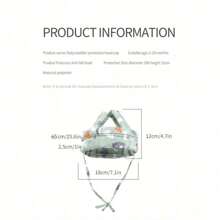 防撞头学步婴儿学步帽新款宝宝头枕防摔器头部透气保护垫婴儿头枕防摔器头部保护垫夏季防撞头学步宝宝四季幼儿帽 - 彩色 - 查看 6