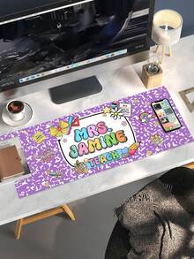 1pc Personalized Teacher Desk Mat, Custom Teacher Composition Book Desk Mat With Name, Teacher Gifts, Back To School, Teacher Appreciation Gift - Multicolor - View 35