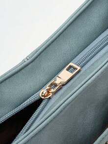 Retro Retro Stil Eimer Tasche für Frauen, Umhängetasche, veganes Leder Hobo Tasche mit Gitarren-Riemen, breite bestickte Trageriemen für Frauen - perfekt für Umhängetaschen, Sporttaschen, Tote Bags und mehr!