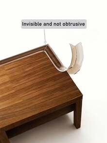 Pacote com 1 tira de proteção de canto de silicone, tira anticolisão transparente, design sem chumbo espesso, adequada para cantos de mesa, paredes e peitoris de janelas, não danifica móveis, pode ser cortada livremente, multifuncional, transparente e durável