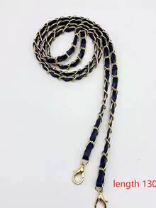 1pc Gold Leather Phone Lanyard, Pearl Crossbody Phone Strap, Women's Multi-Color Long Halter Phone Charm, Bag Chain Keychain (Phone Case Not Included) - Multicolor - View 19