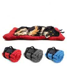 1 Stück tragbare faltbare Hundematte, Outdoor Camping Haustierauflage, Auto/Haus Verwendung Katzen/Hunde Kissen, quadratisches Design bequemer Ruhebereich für kleine/mittlere/große Hunde, geeignet für Haustiere, Camping, Reisen