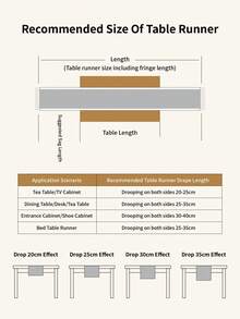 1pc Christmas Atmosphere Table Runner, Red Christmas Stocking With Golden Bell Jacquard Dining Flag, Tea Flag, Rectangular With Tassel, Suitable For Christmas Party Dining Table Decoration, Home Decor