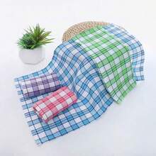 4pcs Ultra-Soft Kitchen Towels - Large, Absorbent & Super Soft Dish Cloths For Washing And Drying Dishes, Modern Plaid Design, Machine Washable