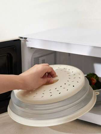 微波炉防溅盖，耐高温食物加热防油盖，多功能折叠冰箱食品保鲜盖，方便收纳