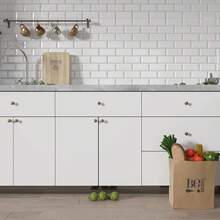 1 Roll Matte White Contact Paper, Self-Adhesive Removable PVC Wallpaper, Suitable For Kitchen, Bedroom, Living Room, Countertop, Furniture, 15.74 Inches X 196.85 Inches