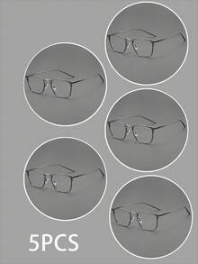 商务眼镜，超薄银色钛金属镜框，镜片采用高清尼龙材质，风格类似CEO高管。即使是时尚男士也无法抗拒它的魅力。此外，其制造工艺精湛，品质卓越。尤其能让人看起来更年轻。 - 槍色 - 查看 15