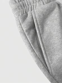 Solid Color Straight Leg Sweatpants, Suitable For All Seasons, Loose Fit, Unisex, Streetwear Casual, & Comfortable, Workout Joggers, Commuting