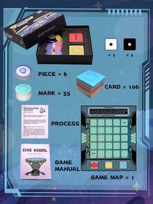 Galaxy Escape Strategy Game – Space Survival Board Game For 4-6 Players, Humans Vs. Aliens In Suspenseful Interstellar Showdown, Ideal Party Game For Teens & Adults