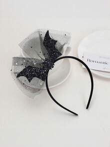 1pc Black Bat Headband, Funny Headpiece Suitable For Stage Performance