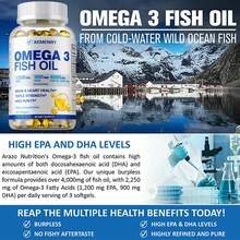 XEMENRY Omega-3 Fish Oil - Enhance Memory, Concentration And Cognition, Promote Brain And Eye Health, Enhance Immune Function - One bottle - Trial stage - View 4