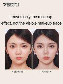 VEECCI Matte Contour Palette With Three-Color Layering, 3D Dimensional Contouring And Natural Shadow Effect, Contour Powder Palette, Shadow Palette,Easily Creates A Refined, Slim Face - C01 Warm Sun Smoky Shade - View 2