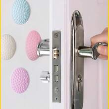 5PCS Anti-Collision Pad Behind The Door Handle, Silicone Cover For Toilet Seat And Window, Protective Sticker For Silent Refrigerator At Home - Color Mixing - View 4