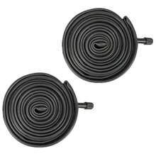 2Pcs 20 X 4.0 Inch Inner Tube For Fat Mountain MTB Bicycle Bike / Car Tyre Valve - Negro - Ver 4