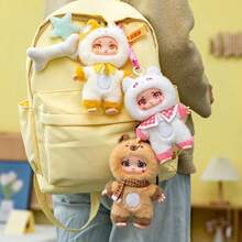 Cartoon Soft & Cute Capybara, Kitten, Puppy Resin Figurines, Cartoon Animal Keychain Pendant Decoration, Birthday/Christmas/New Year Gift - 15cm - View 3