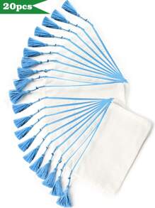 1 PEÇA/5 PEÇAS/10 PEÇAS Nécessaire de Zíper de Lona com Borla, Bolsa para Maquiagem para Viagem, Organizador de Maquiagem, Nécessaire de Lápis, Para Férias, Praia, Banheiro, Coleção de Quarto, Grande Capacidade