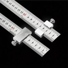 30cm/40CM Metal Carpenter Carpentry Square Woodworking Tools Carpentry Steel Ruler Positioning Limit Block Measuring Marking Gauge A Square Measuring Mark For A Stop Block