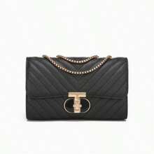 Bolsos Bandoleros de Diseño Moda para Damas. Hay una variedad de colores disponibles y son adecuados para múltiples escenarios. Son una elección imprescindible para salir de compras, pasear y combinar con la ropa al salir de casa. - Negro - Ver 3