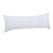 100% Polyester Fiberfill Body Pillow – 54x20x4 Inches, White Ultra-Soft Support Pillow - 1 - View 2