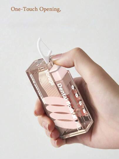 1 ชิ้น กล่องไหมขัดฟันแบบพกพา, รวมถึงไหมขัดฟันแบบดึงกลับอัตโนมัติ 10 ชิ้น, ที่ใส่ไหมขัดฟันและไหมขัดฟันสำหรับดูแลช่องปาก