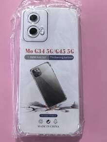 1 件透明手机壳适用于 Moto、OnePlus、Nothing 系列，简约纯色手机保护套，轻巧防摔 TPU 外壳（军用级防摔保护）防水防震防刮 - 無色 - 查看 71