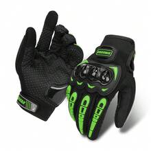 1 Pair Motorcycle Gloves, Breathable Motorcycle Touchscreen Full Finger Gloves, Motocross Riding Gloves, Outdoor Sports Gloves, Unisex - Multicolor - View 12