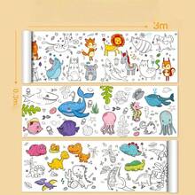 Rollo de pintura de graffiti, colorear, pintar, páginas para colorear, papel de dibujo grande, lienzo para colorear, libro de pintura