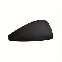 黑色护发头带，轻薄透气，弹性十足，适合户外运动、休闲和居家健身。这是一款多功能发饰，适合秋冬季节打造各种发型，也可作为女士度假装扮的优雅头巾或柔软头巾使用。