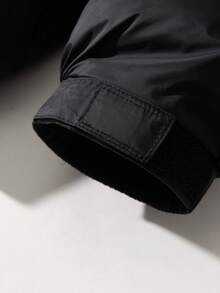 GOLFCROSS Men Zippered Stand-Collar Winter Down Coat, Outdoor Warm Thickened Winter Coat Couple Style,Casual Versatile,Winter Gift, Fall - Black - View 7