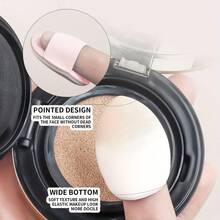 12pcs Makeup Sponge Set - Pink And White Mixed Shapes Soft Beauty Egg For Flawless Application, Essential Makeup Tool For Women,