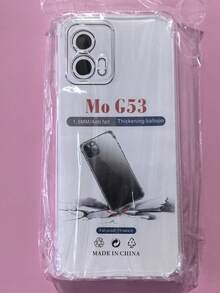 1 件透明手机壳适用于 Moto、OnePlus、Nothing 系列，简约纯色手机保护套，轻巧防摔 TPU 外壳（军用级防摔保护）防水防震防刮 - 無色 - 查看 64