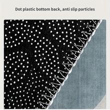850g/M² Simple Blue Gray Geometric Design Living Room Mat Thickened Non-Slip Soft Non-Slip Single Piece Mat Simple Bedroom Dot Plastic Non-Slip Washable Inner Lining Durable Soft Large Area Mat Suitable For Bedroom And Living Room Indoor And Outdoor Decorative Carpet Suitable For Living Room, Bedroom, Office, Exhibition Hall - Various Sizes - 彩色 - 查看 8