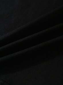 LEOPARD WITH PINK SUNGLASSES Printing Cotton T-Shirt Casual Fashionable Round Neck Basic Base Short Sleeved Kid T-Shirt - màu đen - Xem 6