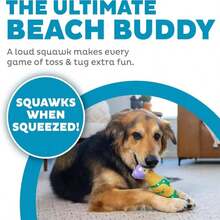 Outward Hound By Charming Pet Squawkers Earl Latex Squeaky Rubber Chicken Dog Toy, Funny Interactive Holiday Toy For Dogs, Large Size