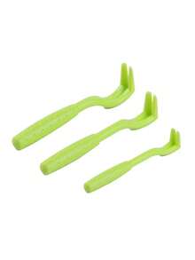 3 pièces Outil de retrait de tiques pour animaux de compagnie - 3 tailles pour résoudre facilement les problèmes de puces et de poux chez les chiens et les chats, attrapeur de puces et nettoyeur de poux efficace, pinces à épiler à puces et tiques pour animaux de compagnie - outil de toilettage essentiel