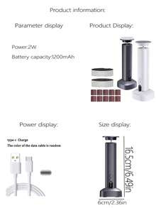 6-Speed Adjustable Electric Foot Grinder New Calluses Dead Skin Zhihu Metal C Plastic.